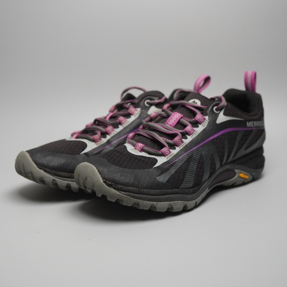 Merrell Siren Sport Q2 Black Purple Womens Hiking Shoes J35750 Size 6 US Vibram